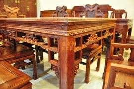 古典韻味，傳承匠心 紅檀扇形餐臺(tái)，詮釋紅木家具的永恒魅力